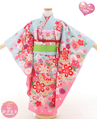七五三 着物 レンタル 7歳 四つ身セット 320069 本田望結 和がまま