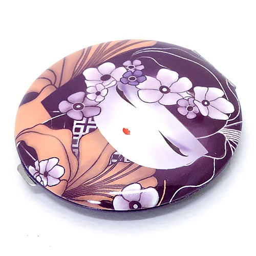 Kimmidoll Compact Mirror, Hand Mirror with Magnifying Glass