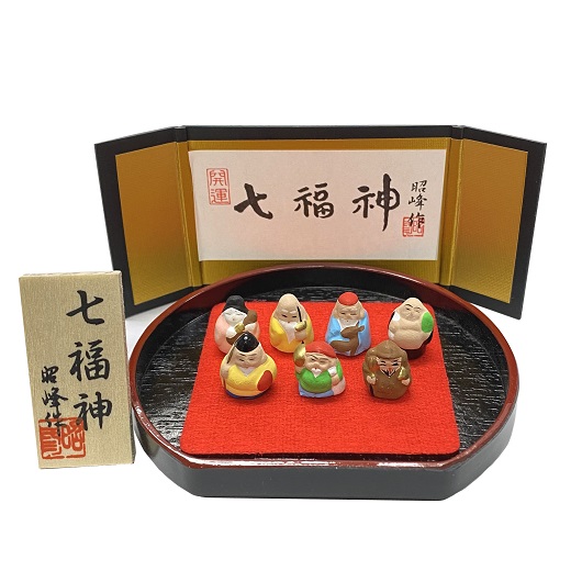 盆のり七福神 (豆）・縁起物 / 京都の人形・こけし・和雑貨通販│木村