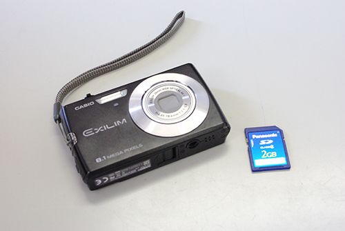 CASIO EXILIM EX-ZS150 SDカードの写真・動画を誤消去 消した写真の