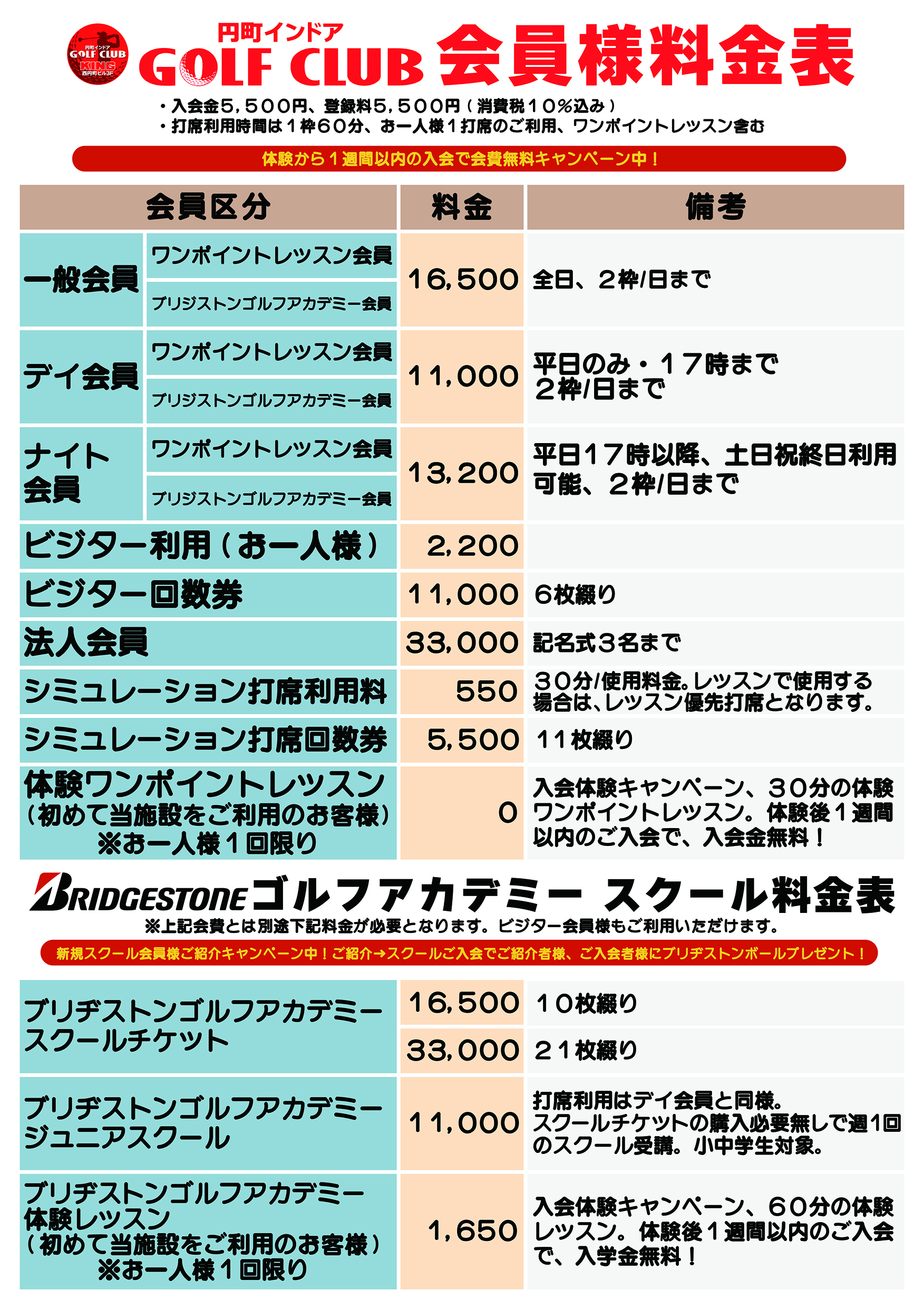 円町インドア GOLF CLUB KING 西円町ビル3F | 店舗情報 | 金原機業店