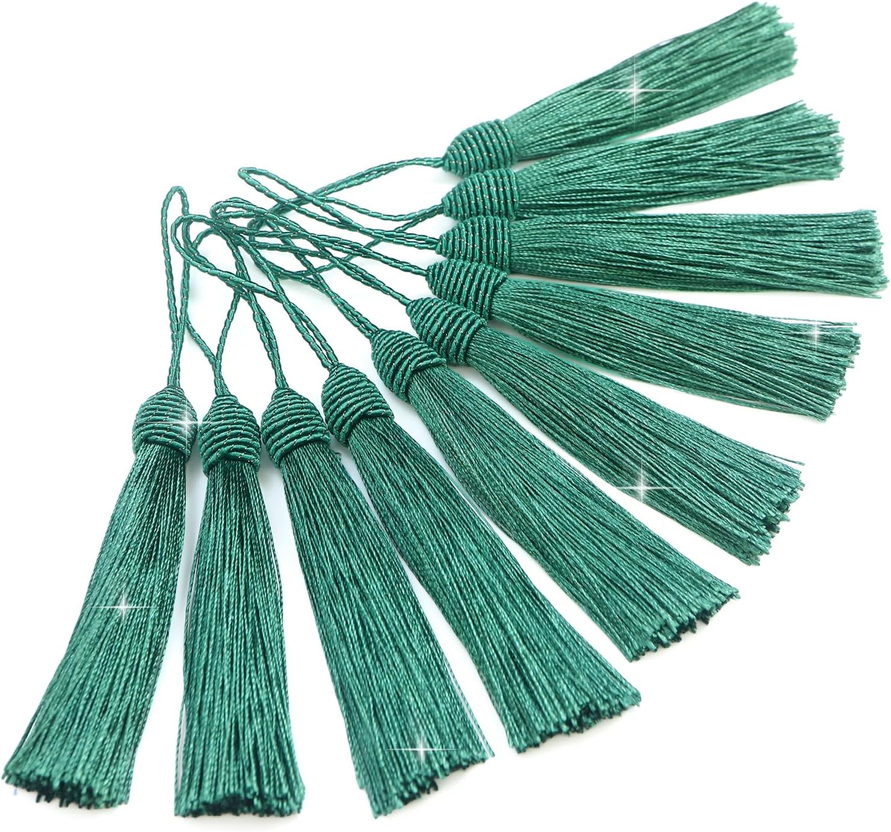 タッセル ダークグリーン 10本セット 手芸 装飾 ハンドメイド