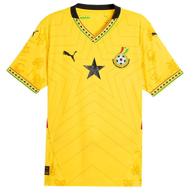 Kemari87 KISHISPO / ガーナ代表 2025 アウェイ 半袖レプリカ