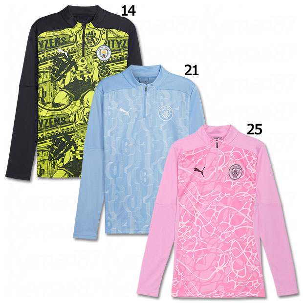 Kemari87 KISHISPO / マンチェスターシティ プレマッチ1/4ジップトップ