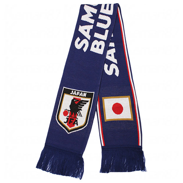 Kemari87 KISHISPO / サッカー日本代表 ニットマフラー jfa41005