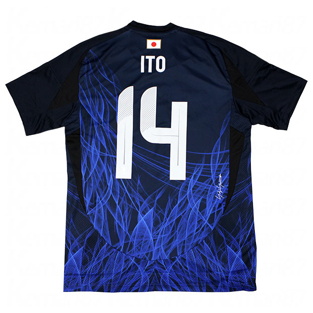 日本代表 伊東純也 14番 ネーム入り オーセンティック仕様 ユニホーム