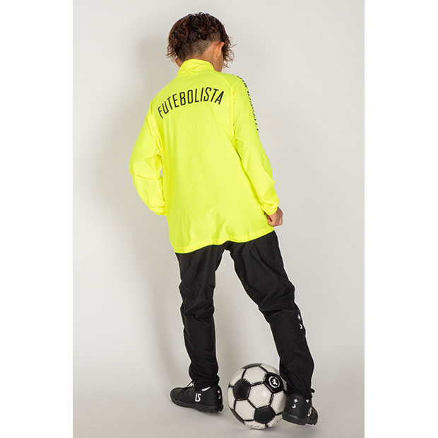 Kappa SSCナポリ トレーニングウェア 蛍光イエローフルスポンサー入り