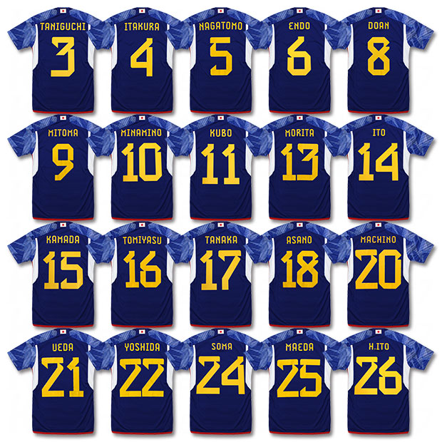 Kemari87 KISHISPO / アディダス サッカー日本代表 2022 ホーム