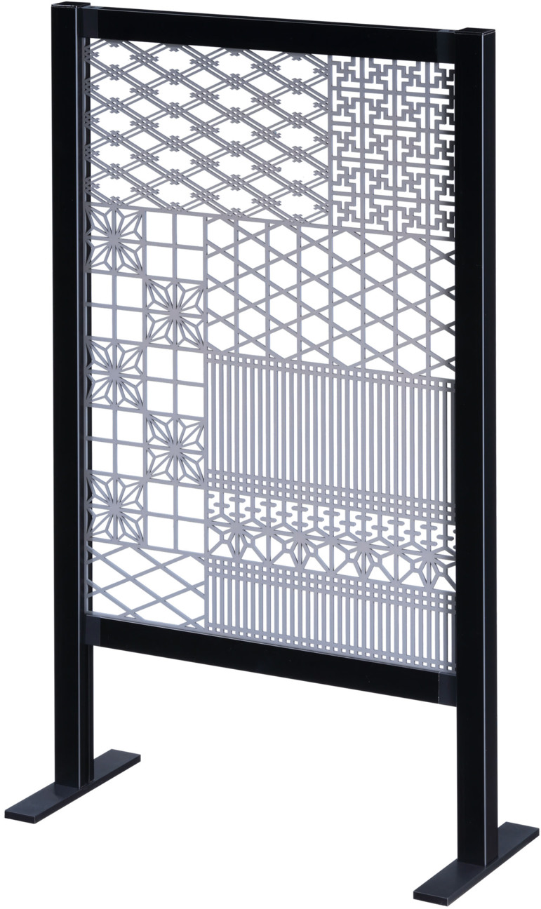 和モダンな雰囲気の「組子柄パーテーション」｜シロクマ｜#18266