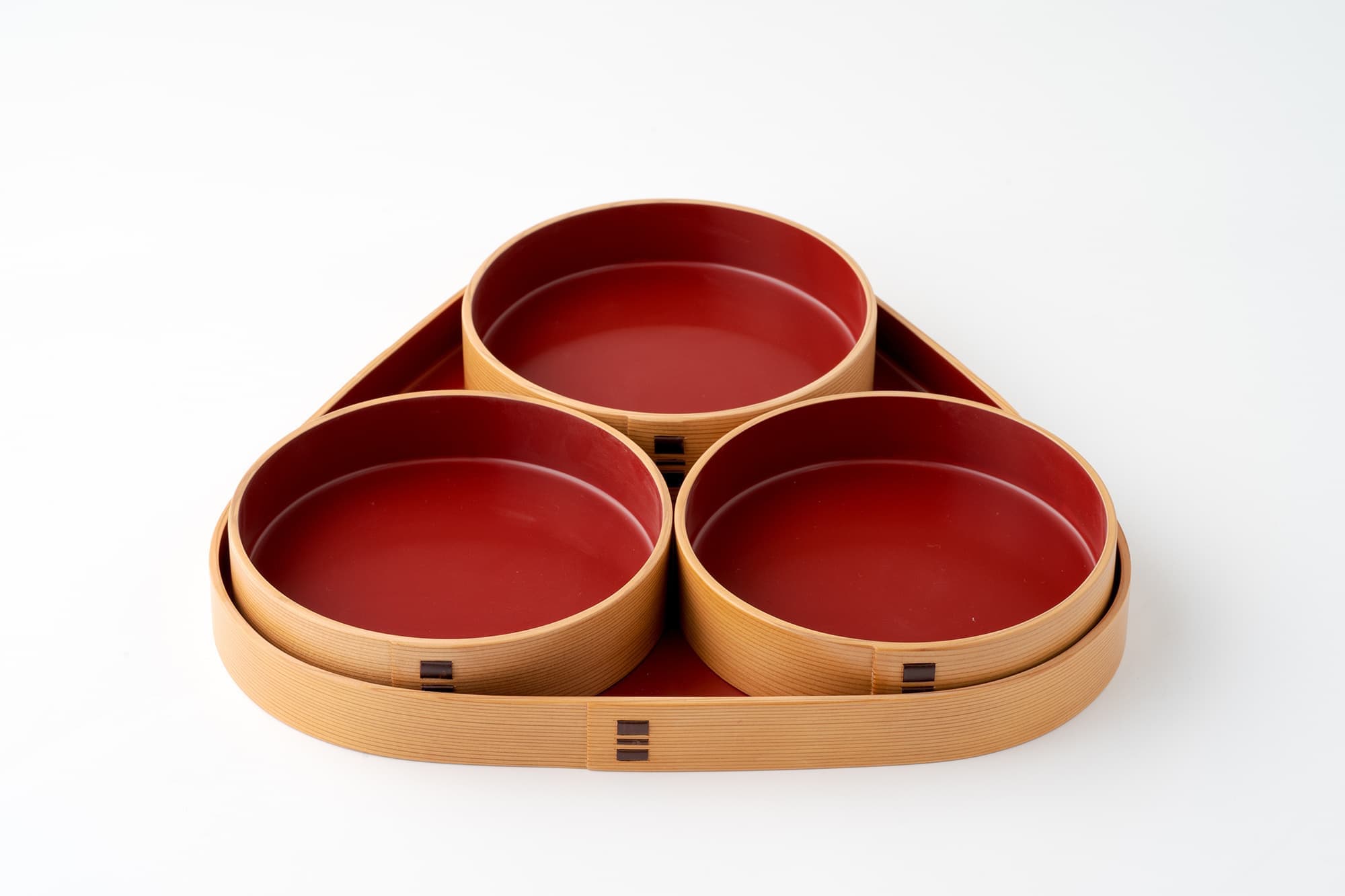 150-オードブルセット（三角）│大館曲げわっぱの老舗栗久