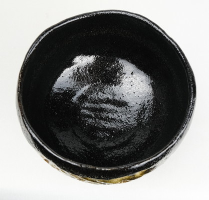 栗山園オンライン通販部 / 【出物】 花筏黒茶碗7ｹ乃内 政所窯（後藤明道）