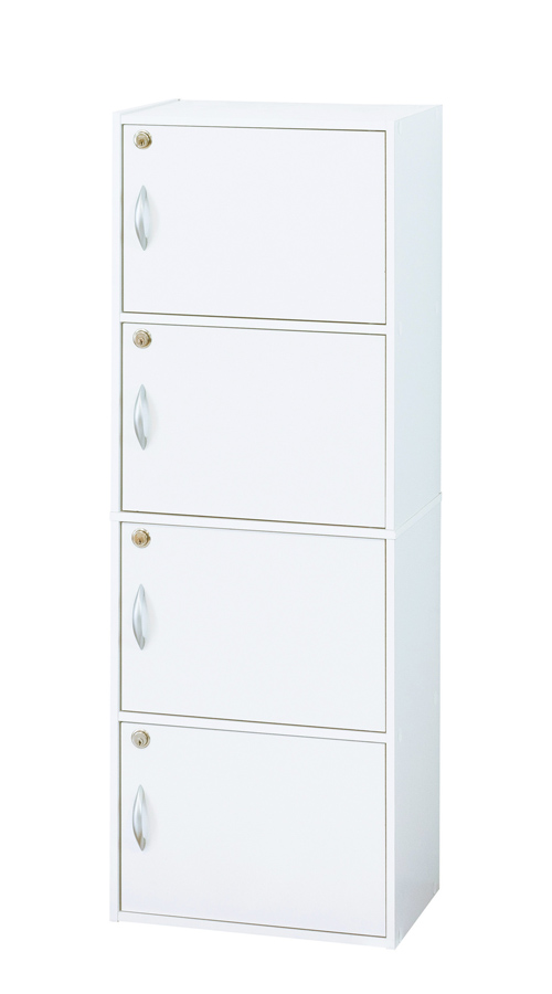 鍵付き4段ボックス R | 株式会社クロシオ｜クロシオ