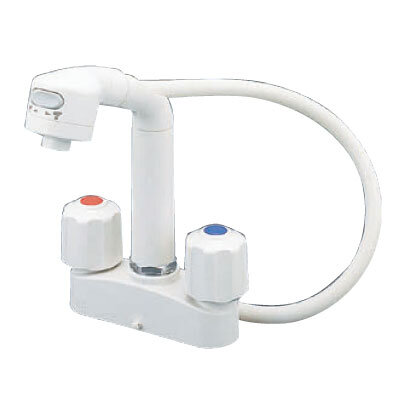 2ハンドル洗髪シャワー：M327J6｜洗面用水栓：台付洗髪2ハンドル｜商品