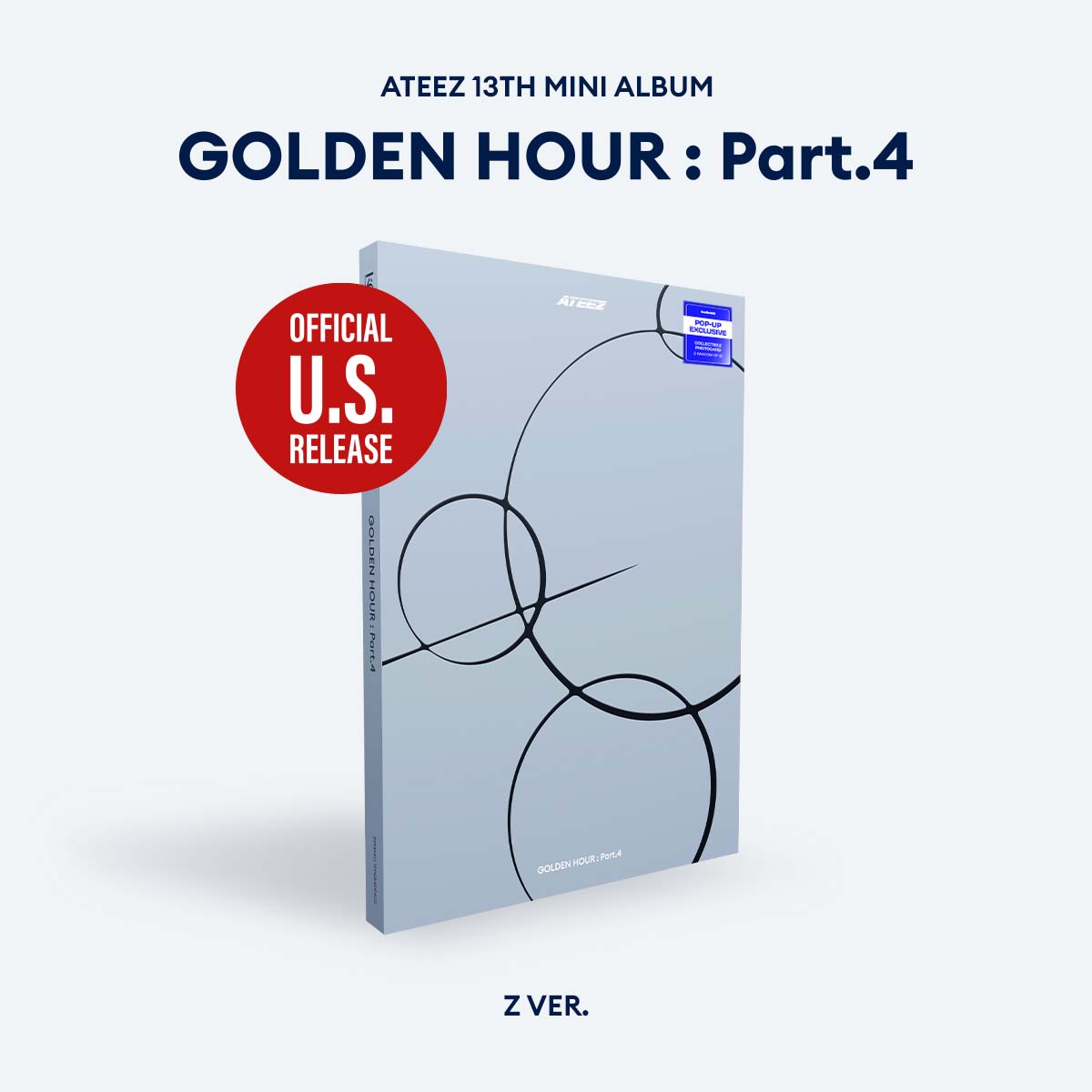 Hello82 POP-UP Exclusive: ATEEZ GOLDEN HOUR : Part.4 (Photobook