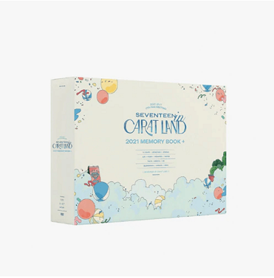 SEVENTEEN SEVENTEEN IN CARAT LAND MEMORY BOOK + DVD - Kpop USA