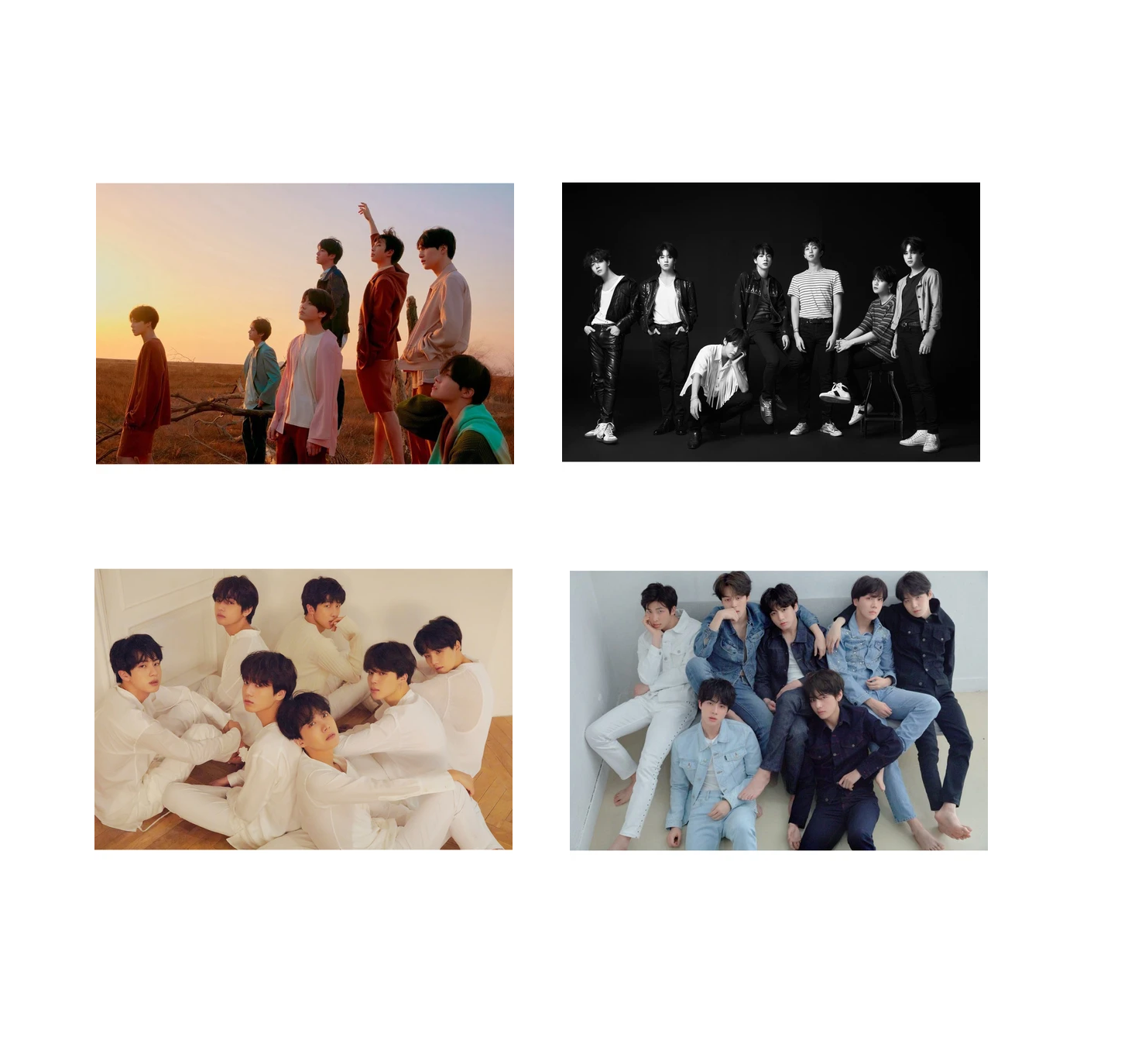 BTS LOVE YOURSELF TEAR OFFICIAL POSTER (4 POSTER SET) - Kpop USA