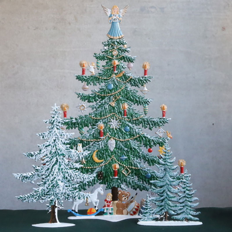 シュバイツアー 錫製スタンド大きなツリーと天使 | krtek select toys