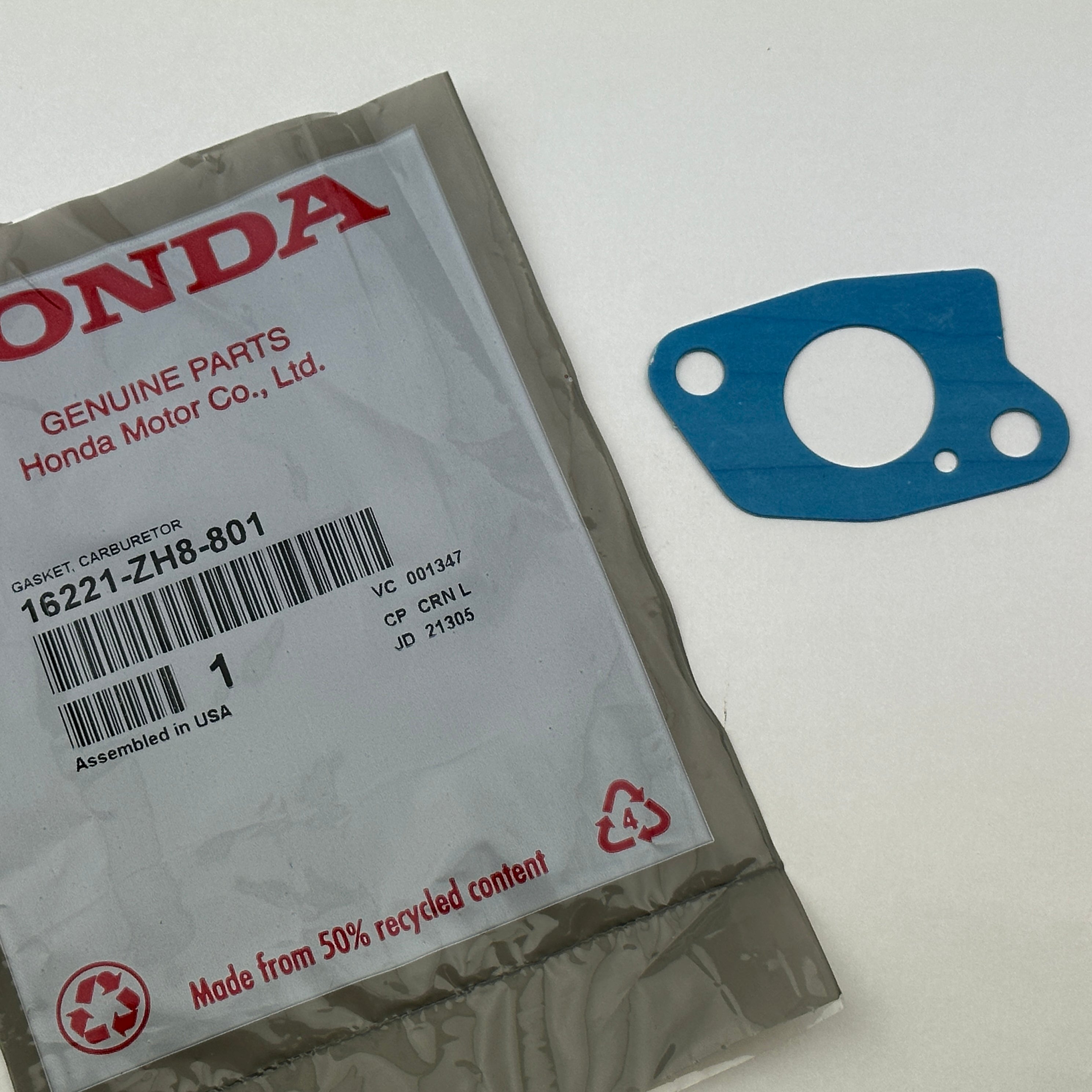 Genuine Honda GX120, GX160, GX200 Carburetor Intake Gasket for all