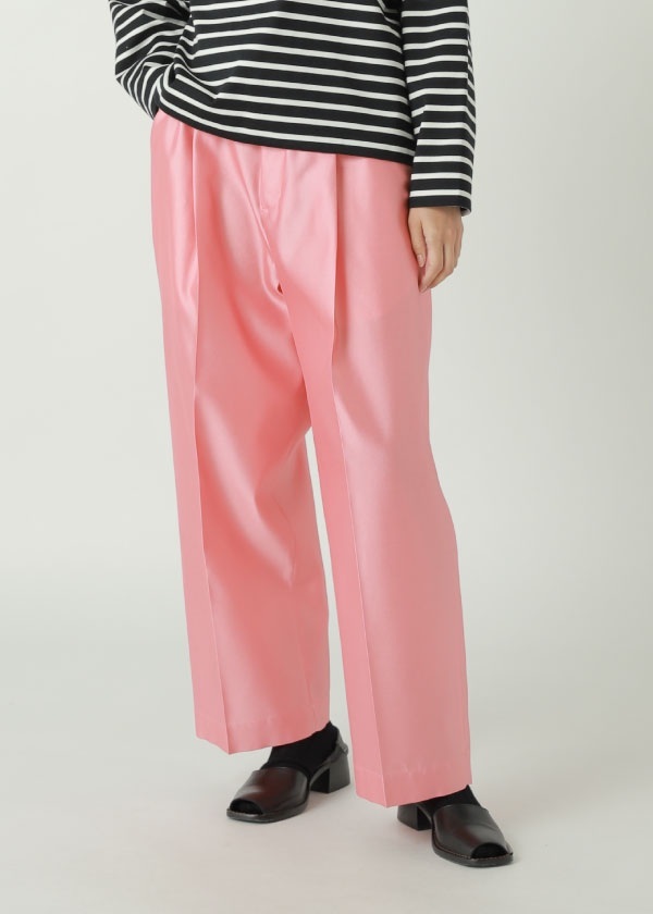 ZUCCa / SILK PE TWILL / パンツ(M pink(18)): ZUCCa| A-net ONLINE STORE