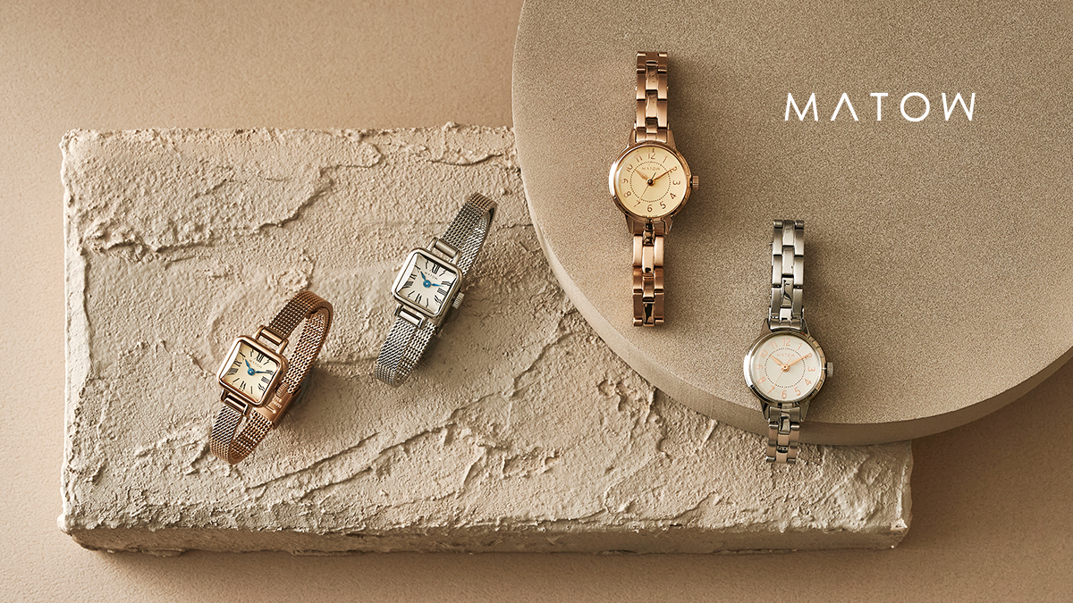 MATOW(マトウ)」 - Tsuki Collection 新作腕時計 – 月の光に