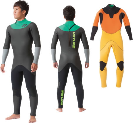 真冬のサーフィンにホットラインウェットスーツ