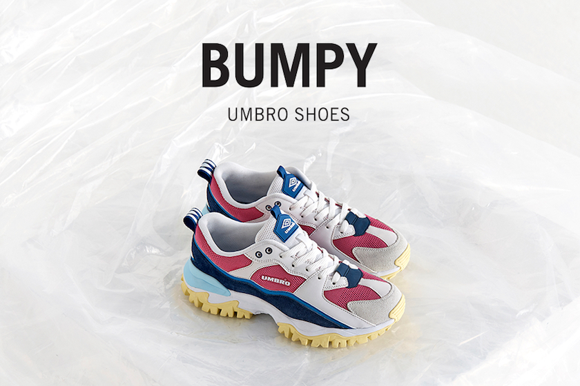 アンブロの “ダッド” はこんな感じ。 新作スニーカーBUMPYが登場