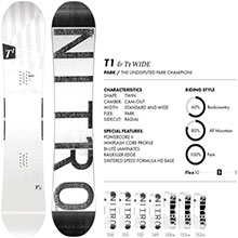 NITROナイトロ | T1 ティーワン | 18-19モデル | ボード詳細