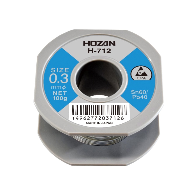 HS-371 ハンダ（Sn-Cu） 0.3mmφ・100g【HOZAN】 ホーザン株式会社