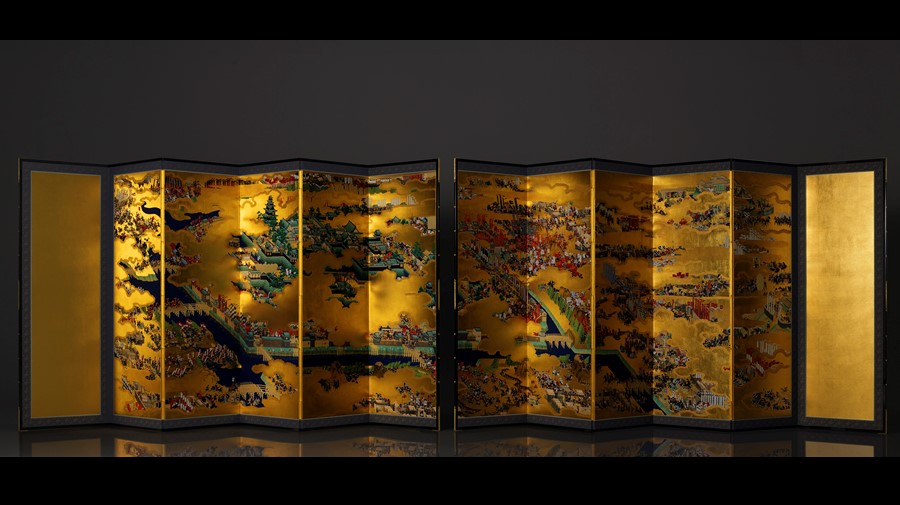 凸版印刷、「大坂冬の陣図屛風」を色鮮やかに復元 | 凸版印刷