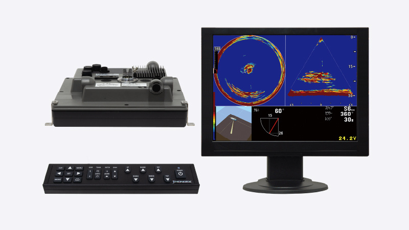 マルチスキャンボックス HE-773B｜マリン製品｜製品情報｜本多電子株式会社