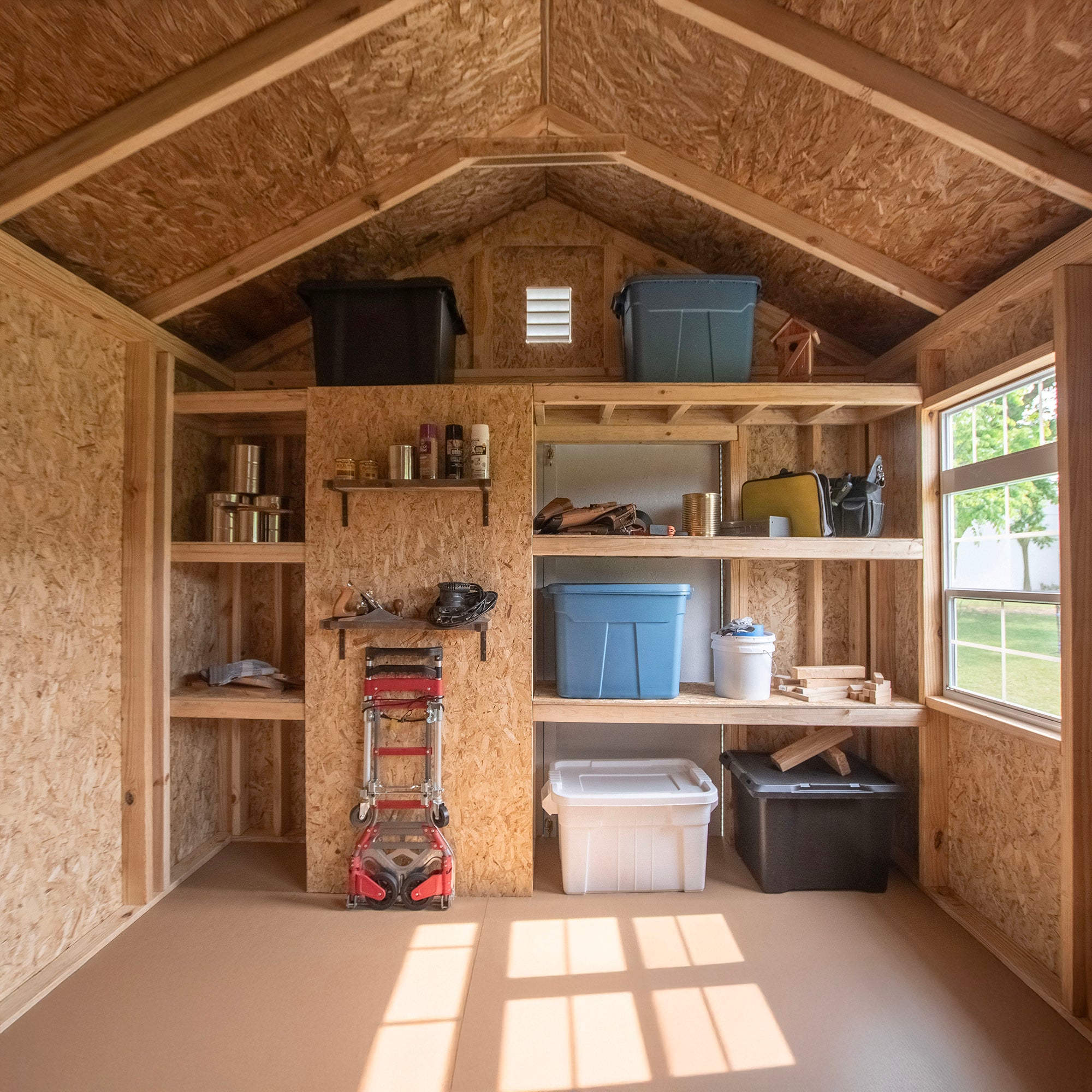 Huron Plus Shed with Quick Access Storage System | Heartland