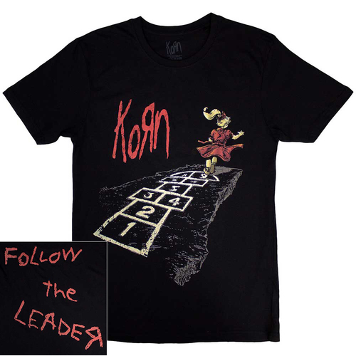 Korn Follow the Leader Hopscotch T-Shirt | Official Nu Metal Band Tee