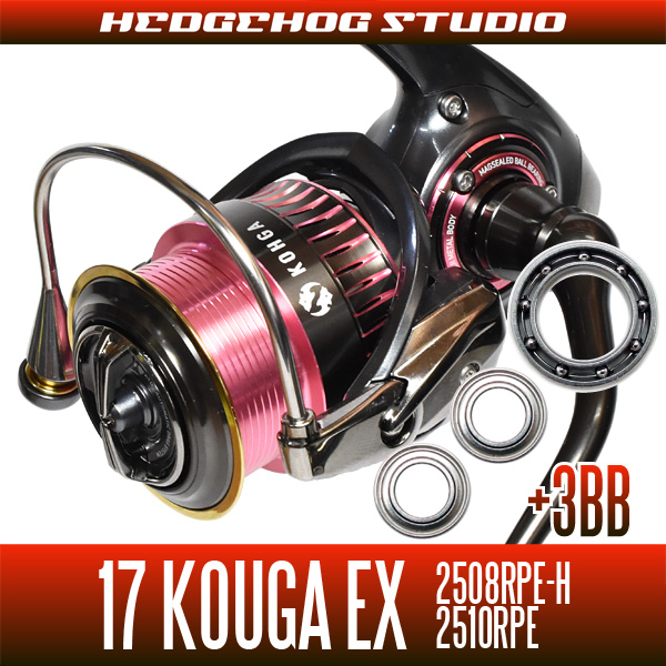 17 紅牙 KOHGA EX 2508RPE-H,2510RPE Full Bearing Kit