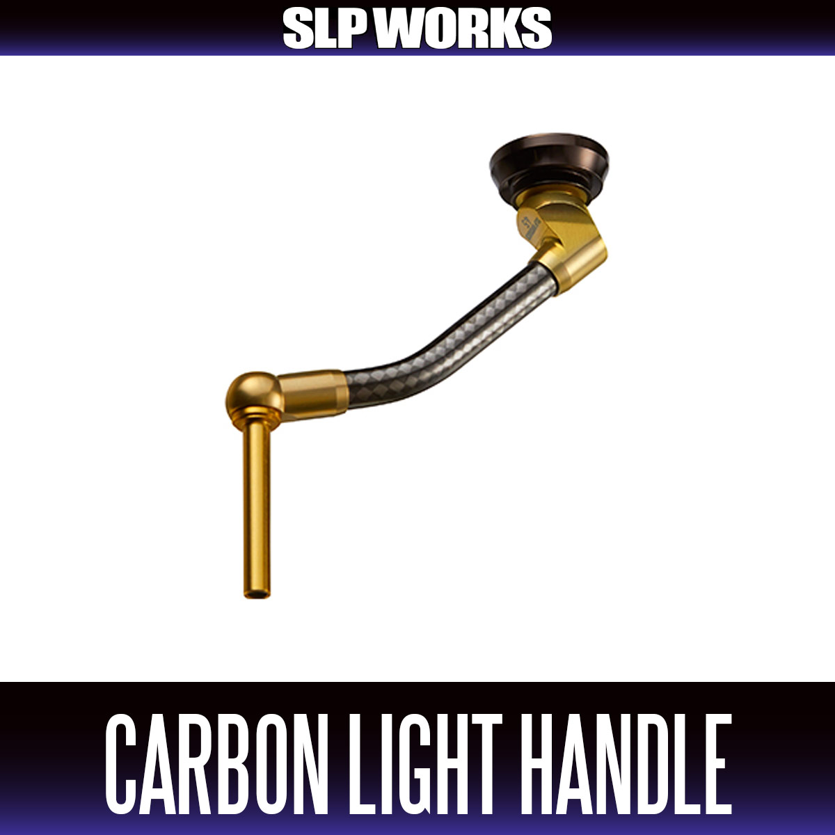 DAIWA genuine/SLP WORKS] SLPW Carbon Light Handle / Gold