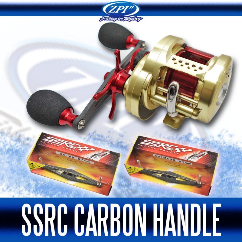 ZPI】 SSRC パワーゲーム ブラックカーボンハンドル ※ノブなしモデル