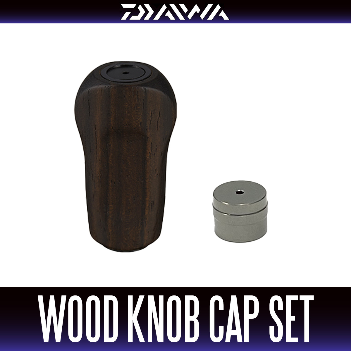 ダイワ純正/SLP WORKS】Iシェイプウッドノブ HKWD