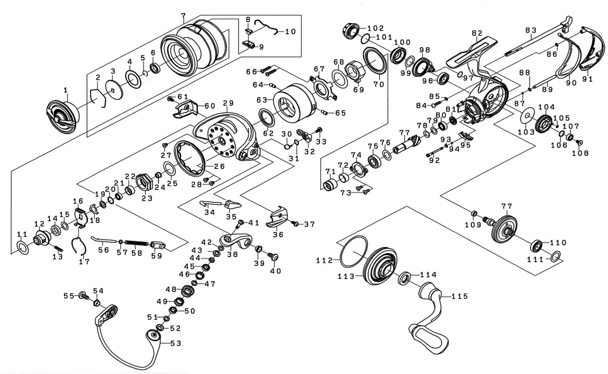 ダイワ純正お取り寄せパーツ：納期1ヶ月】21ルビアス エアリティ FC