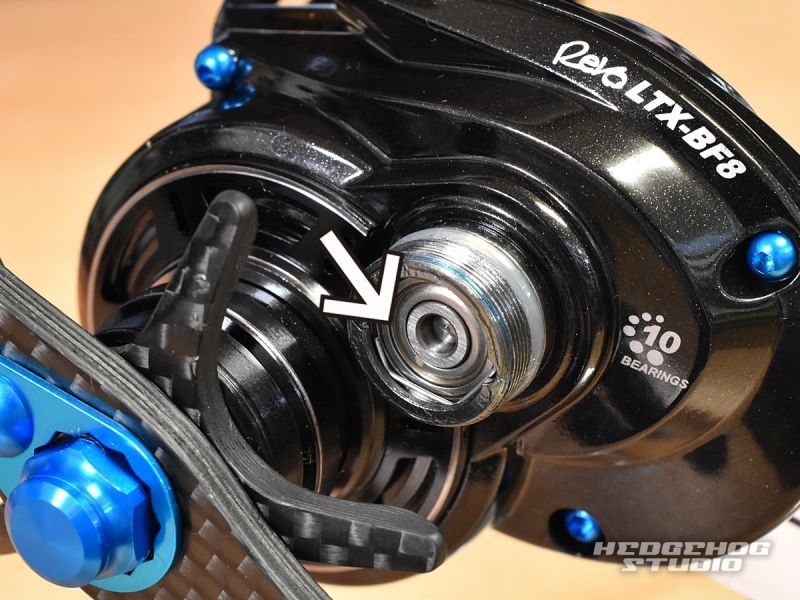 アブ レボ LTX BF8のベアリング交換方法 - リールチューニング