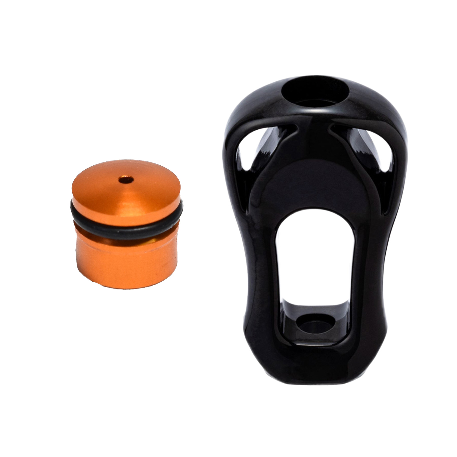 ダイワ/SLP WORKS】 RCS Iシェイプ ザイオン ハンドルノブ クリアブラック