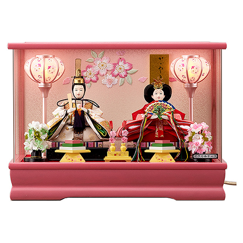 人形の平安大新 / 雛人形 ひな人形 アクリルケース飾り コンパクト