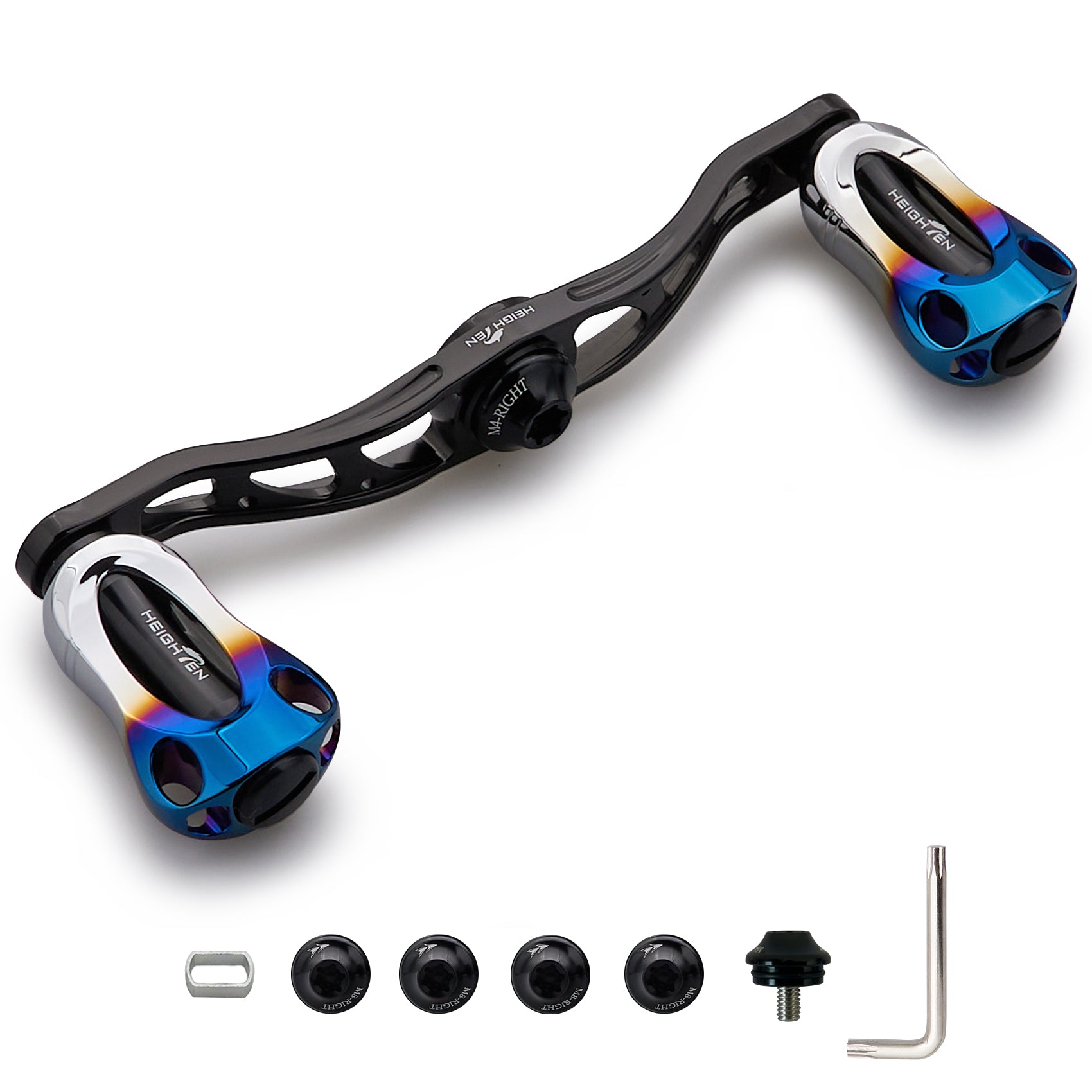 HEIGHTEN 90/105/115mm リール ハンドル 22mm ノブ搭載 シマノ(SHIMANO