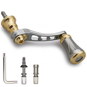 HEIGHTEN 45-50mm可変 リール ハンドル 19mm アルミ ノブ 搭載 シマノ