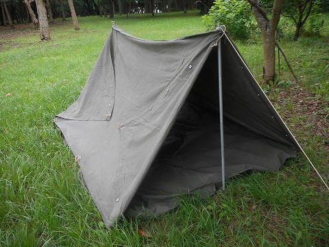 ドイツ軍 パップテント フルセット 【COTTON素材】 1960～1970年代