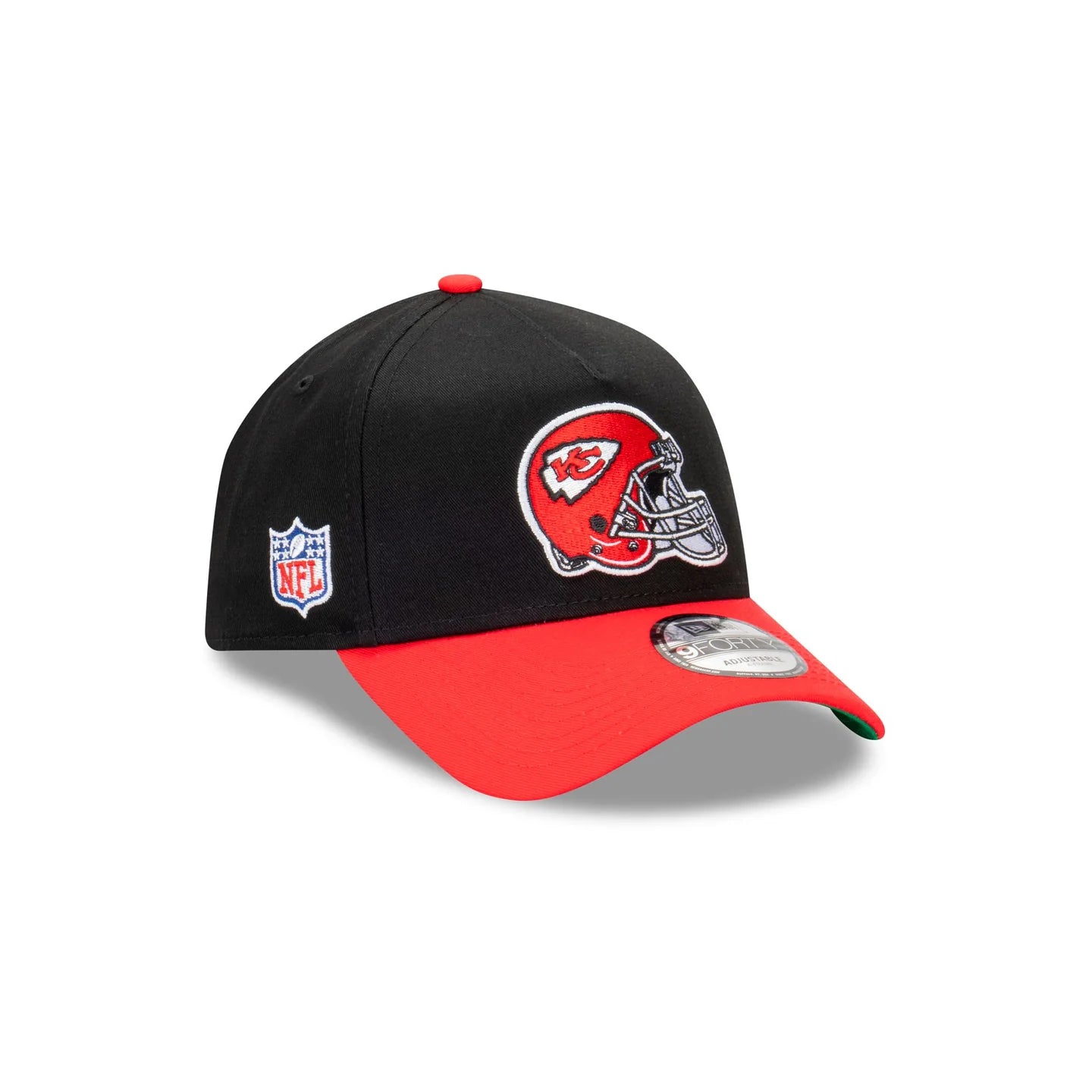 Kansas City Chiefs Hat - Rivalry Black Red 2-Tone 9Forty A-Frame NFL S
