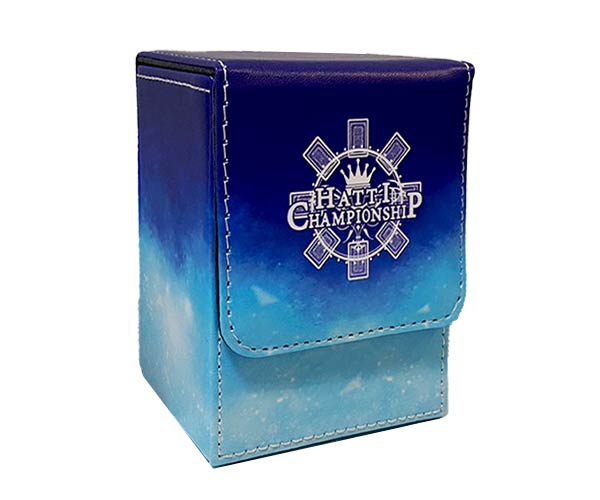 別配送】はっちcsオリジナルデッキケース【青】レザー - カード