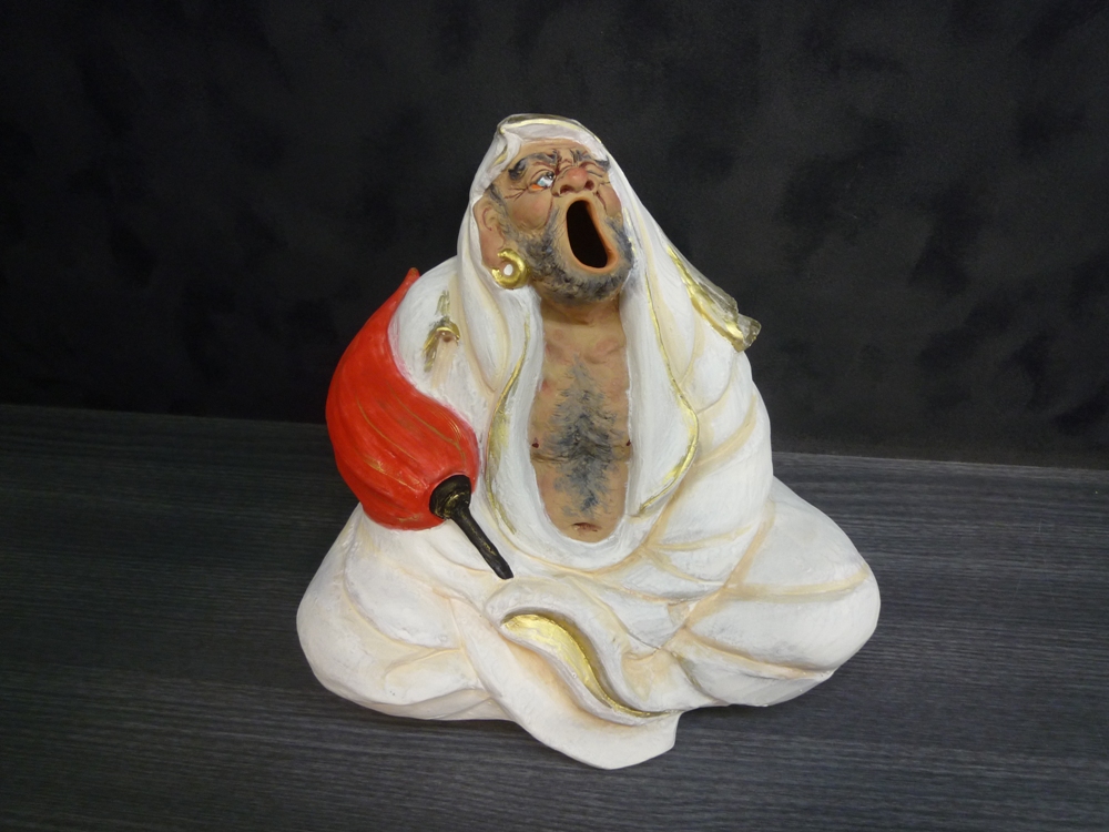 あくび達磨（大）«博多人形 道釈物|博多人形のごとう