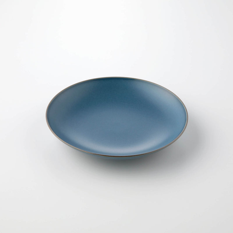 クラシック ケーキ皿 オールドブルーマット | 白山陶器直営オンライン