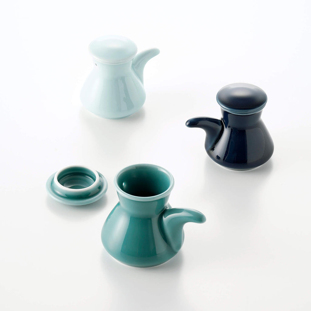 フラスコ ミニしょうゆさし 青磁 | 白山陶器直営オンラインストア