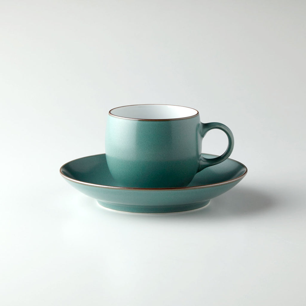 クラシック カップ＆ソーサー グリーンマット | 白山陶器直営