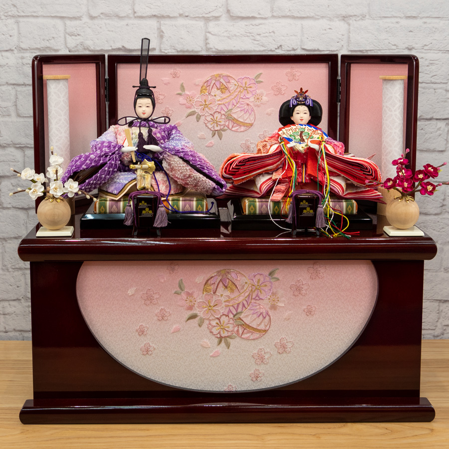有松絞り衣装 鞠桜小三五親王収納飾りセット | 人形専門店「ピノキオ翠